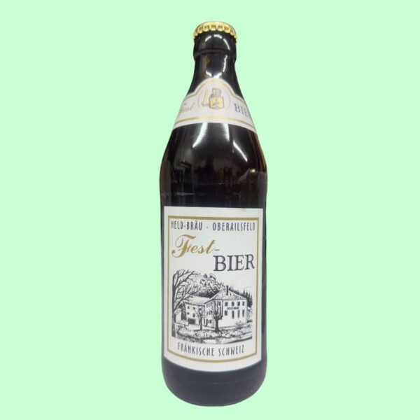 Brauerei Held Festbier  0,5l Flasche - Blech.Brut